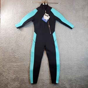 HEVTO Hero II Wetsuit Youth Size 8 Neoprene Scuba Diving Snorkeling Surfing‎